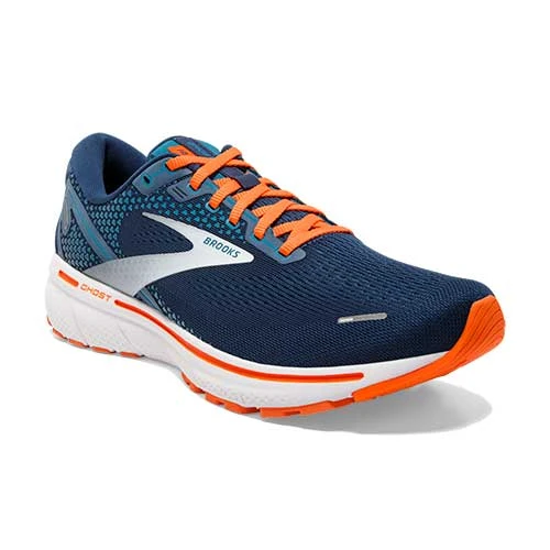 Brooks Men's Ghost 14 Running Shoe - Titan/Teal/Flame - Regular (D) 2 Brooks Men's Ghost 14 Running Shoe - Titan/Teal/Flame - Regular (D)