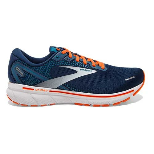 Brooks Men's Ghost 14 Running Shoe - Titan/Teal/Flame - Regular (D) 1 Brooks Men's Ghost 14 Running Shoe - Titan/Teal/Flame - Regular (D)