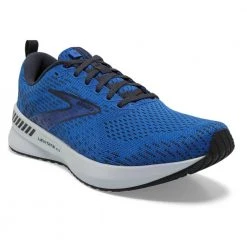 Brooks Men's Levitate GTS 5 Running Shoe- Blue/India Ink/White- Regular (D)