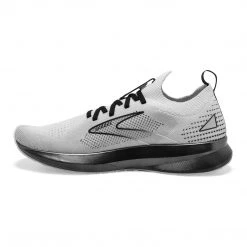 Brooks Men's Levitate StealthFit 5 Running Shoe - White/Grey/Black - Regular (D) Shoes