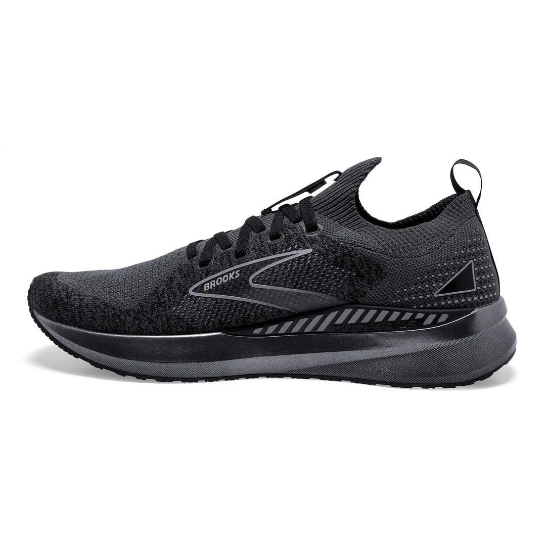 Brooks Shoes Men's Levitate StealthFit GTS 5 Running Shoe - Black/Ebony/Grey- Regular (D) 2 Brooks Shoes Men's Levitate StealthFit GTS 5 Running Shoe - Black/Ebony/Grey- Regular (D)