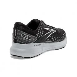Brooks Men's Glycerin 20 Running Shoe - Black/White/Alloy - Wide (2E) Shoes