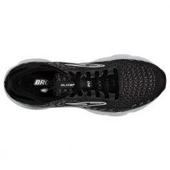 Brooks Men's Glycerin 20 Running Shoe - Black/White/Alloy - Wide (2E) Shoes