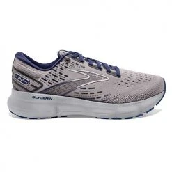 Brooks Shoes Men's Glycerin 20 Running Shoe - Alloy/Grey/Blue Depths - Regular (D)