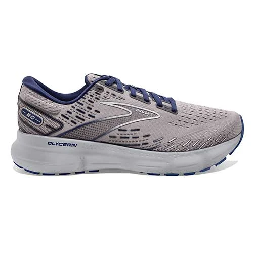 Brooks Shoes Men's Glycerin 20 Running Shoe - Alloy/Grey/Blue Depths - Regular (D) 1 Brooks Shoes Men's Glycerin 20 Running Shoe - Alloy/Grey/Blue Depths - Regular (D)