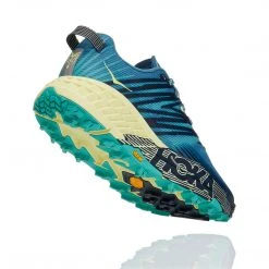 HOKA Shoes Women's Speedgoat 4 Trail Running Shoe - Provincial Blue/Luminary Green - Regular (B) 9 HOKA Shoes Women's Speedgoat 4 Trail Running Shoe - Provincial Blue/Luminary Green - Regular (B)