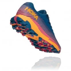 HOKA Shoes Women's Torrent 2 Trail Running Shoe - Moroccan Blue/Saffron - Regular (B)