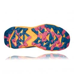 HOKA Shoes Women's Torrent 2 Trail Running Shoe - Moroccan Blue/Saffron - Regular (B)