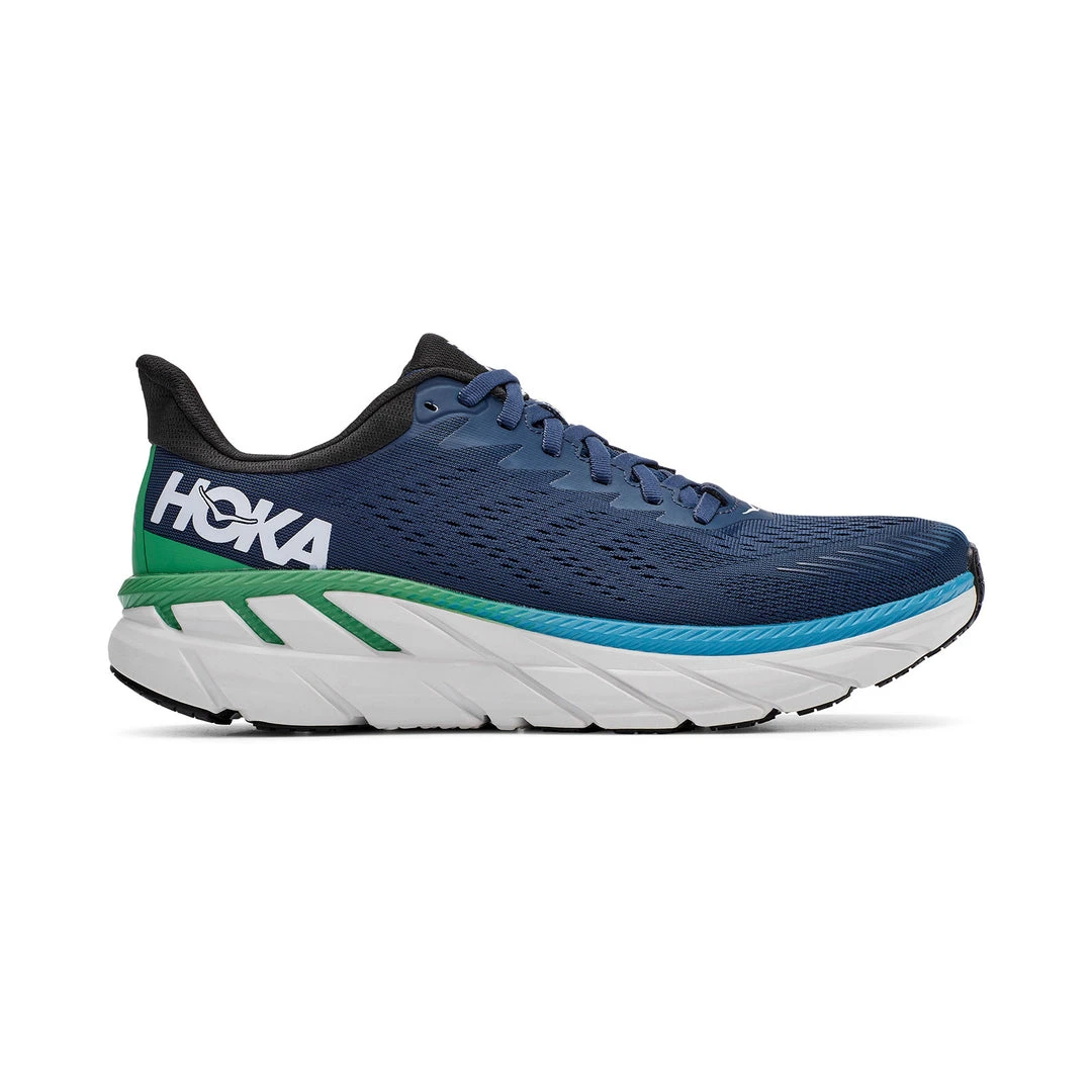 HOKA Men's Clifton 7 Running Shoe - Moonlit Ocean/Anthracite - Regular (D) 5 HOKA Men's Clifton 7 Running Shoe - Moonlit Ocean/Anthracite - Regular (D)