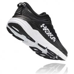 HOKA Shoes Bondi 7 - Black/White- Regular (D)