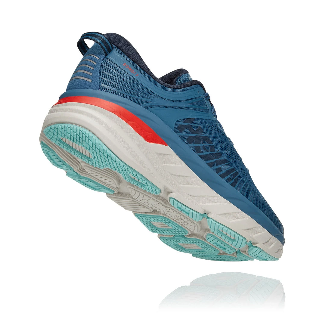 HOKA Shoes Men's Bondi 7 Running Shoe - Real Teal/Outer Space - Regular (D) 5 HOKA Shoes Men's Bondi 7 Running Shoe - Real Teal/Outer Space - Regular (D)