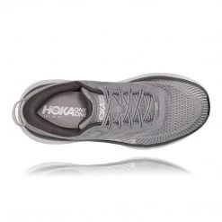 HOKA Men's Bondi 7 Running Shoe - Wild Dove/Dark Shadow - Extra Wide (4E)
