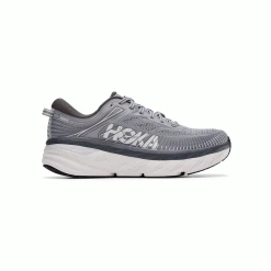 HOKA Men's Bondi 7 Running Shoe - Wild Dove/Dark Shadow - Regular (D) Shoes