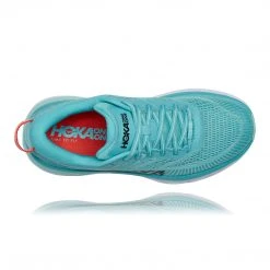 HOKA Shoes Women's Bondi 7 Running Shoe - Aquarelle/Eggshell Blue - Regular (B) 9 HOKA Shoes Women's Bondi 7 Running Shoe - Aquarelle/Eggshell Blue - Regular (B)