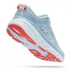 HOKA Women's Bondi 7 Running Shoe- Blue Fog/Blue Glass - Regular (B) 8 HOKA Women's Bondi 7 Running Shoe- Blue Fog/Blue Glass - Regular (B)