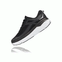 HOKA Women's Bondi 7 Running Shoe - Black/White - Wide (D) 11 HOKA Women's Bondi 7 Running Shoe - Black/White - Wide (D)