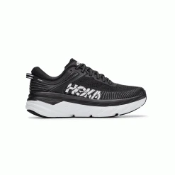 HOKA Women's Bondi 7 Running Shoe - Black/White - Wide (D) 12 HOKA Women's Bondi 7 Running Shoe - Black/White - Wide (D)