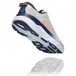 HOKA Women's Bondi 7 Running Shoe - Lunar Rock/Black Iris - Regular (B) Shoes 10 HOKA Women's Bondi 7 Running Shoe - Lunar Rock/Black Iris - Regular (B) Shoes