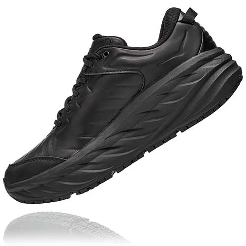 HOKA Men's Bondi SR Wide - Black/Black- Wide (2E) 3 HOKA Men's Bondi SR Wide - Black/Black- Wide (2E)