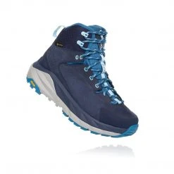 HOKA Women's Kaha GoreTEX Boot - Black Iris/Blue Sapphire - Regular (B) Shoes