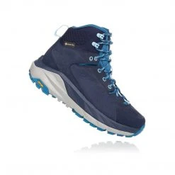 HOKA Women's Kaha GoreTEX Boot - Black Iris/Blue Sapphire - Regular (B) Shoes