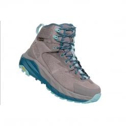 HOKA Shoes Women's Kaha GoreTEX Hiking Boot - Frost Gray/Aqua Haze - Regular (B)