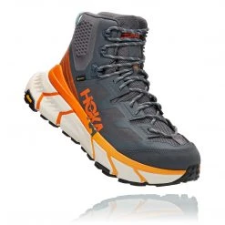 HOKA Men's TenNine Hike GoreTEX Hiking Shoes - Castlerock/Persimmon Orange - Regular (D)