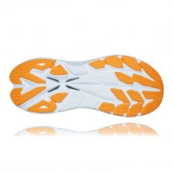 HOKA Women's Bondi X Running Shoe - White/Evening Primrose - Regular (B) Shoes