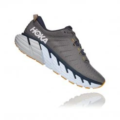 HOKA Men's Gaviota 3 Running Shoe - Charcoal Gray/Ombre Blue - Regular (D)