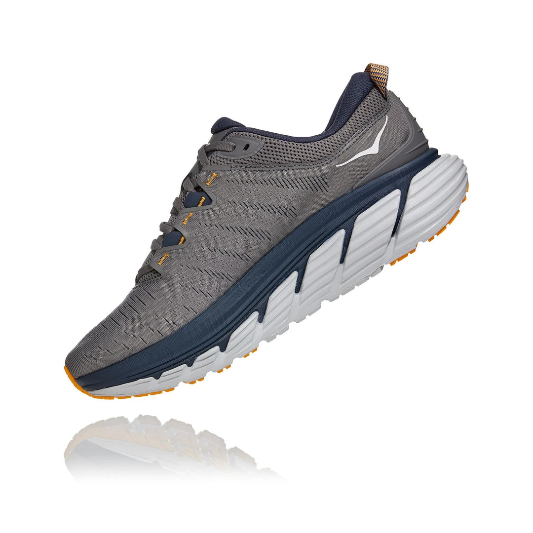 HOKA Men's Gaviota 3 Running Shoe - Charcoal Gray/Ombre Blue - Wide (2E) Shoes 3 HOKA Men's Gaviota 3 Running Shoe - Charcoal Gray/Ombre Blue - Wide (2E) Shoes