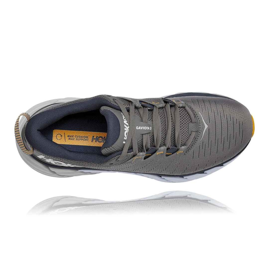 HOKA Men's Gaviota 3 Running Shoe - Charcoal Gray/Ombre Blue - Wide (2E) Shoes 5 HOKA Men's Gaviota 3 Running Shoe - Charcoal Gray/Ombre Blue - Wide (2E) Shoes