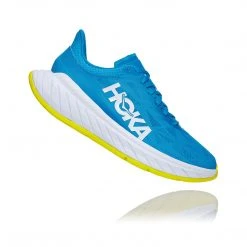 HOKA Men's Carbon X2 Running Shoe - Diva Blue/Citrus - Regular (D) Shoes