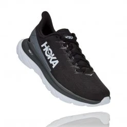HOKA Men's Mach 4 Running Shoes - Black/Dark Shadow - Regular (D) 8 HOKA Men's Mach 4 Running Shoes - Black/Dark Shadow - Regular (D)