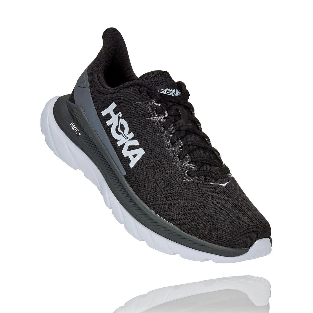 HOKA Men's Mach 4 Running Shoes - Black/Dark Shadow - Regular (D) 3 HOKA Men's Mach 4 Running Shoes - Black/Dark Shadow - Regular (D)