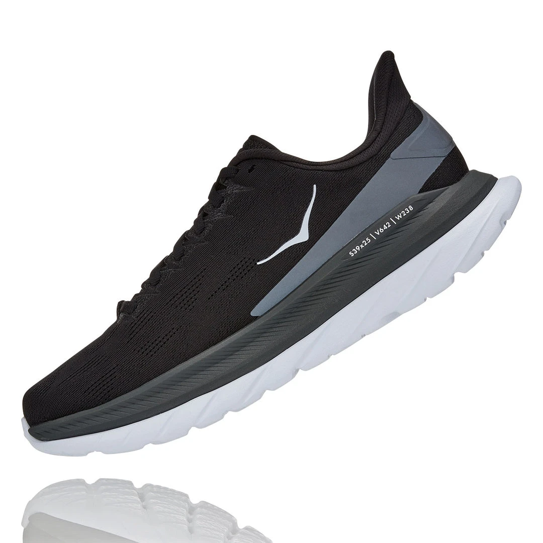 HOKA Men's Mach 4 Running Shoes - Black/Dark Shadow - Regular (D) 2 HOKA Men's Mach 4 Running Shoes - Black/Dark Shadow - Regular (D)