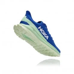 HOKA Men's Mach 4 Running Shoe - Dazzling Blue / Green Ash - Regular (D) 8 HOKA Men's Mach 4 Running Shoe - Dazzling Blue / Green Ash - Regular (D)