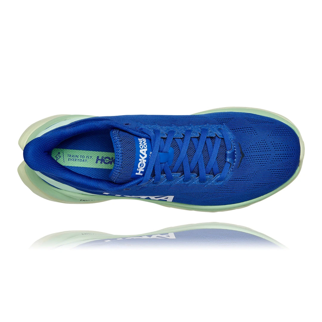 HOKA Men's Mach 4 Running Shoe - Dazzling Blue / Green Ash - Regular (D) 5 HOKA Men's Mach 4 Running Shoe - Dazzling Blue / Green Ash - Regular (D)