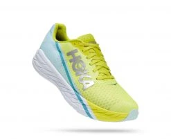 HOKA Rocket X - Blue Glass/Evening Primrose- Regular (D)