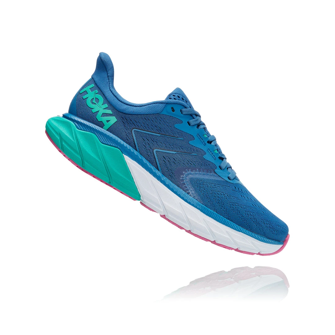 HOKA Shoes Women's Arahi 5 Running Shoe - Vallarta Blue/Atlantis - Regular (B) 1 HOKA Shoes Women's Arahi 5 Running Shoe - Vallarta Blue/Atlantis - Regular (B)