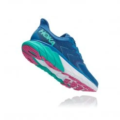 HOKA Shoes Women's Arahi 5 Running Shoe - Vallarta Blue/Atlantis - Regular (B) 8 HOKA Shoes Women's Arahi 5 Running Shoe - Vallarta Blue/Atlantis - Regular (B)