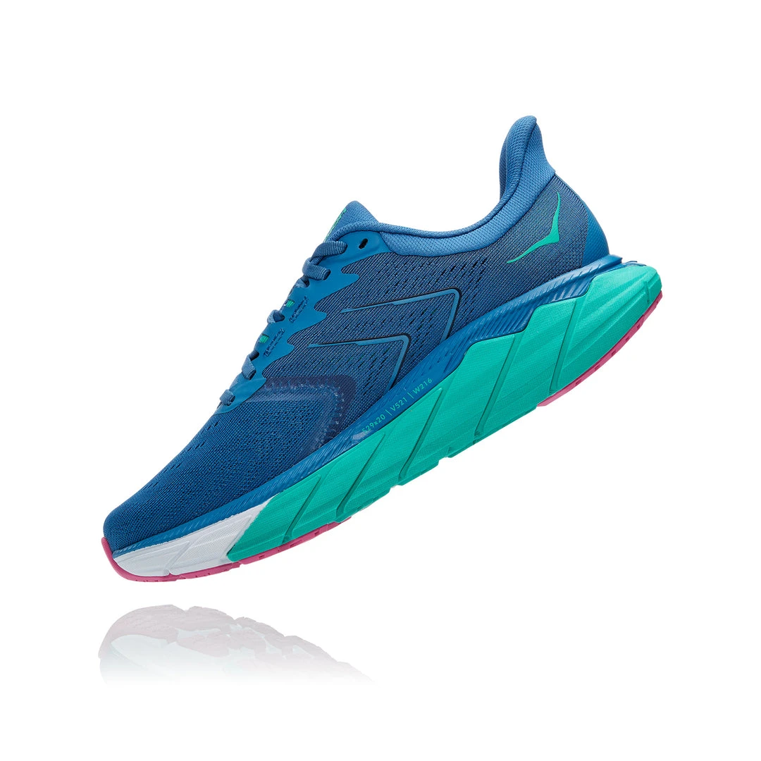 HOKA Shoes Women's Arahi 5 Running Shoe - Vallarta Blue/Atlantis - Regular (B) 4 HOKA Shoes Women's Arahi 5 Running Shoe - Vallarta Blue/Atlantis - Regular (B)