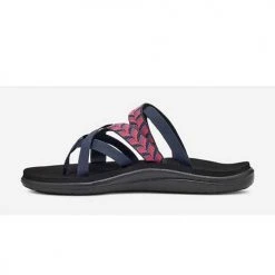 Teva Women's Voya Zillesa Sandal- Retro Geometric Navy- Regular (B) 8 Teva Women's Voya Zillesa Sandal- Retro Geometric Navy- Regular (B)