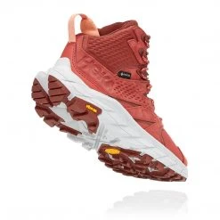 HOKA Women's Anacapa Mid GoreTEX Hiking Shoes - Hot Sauce/Cherry Mahogany - Regular (B) 8 HOKA Women's Anacapa Mid GoreTEX Hiking Shoes - Hot Sauce/Cherry Mahogany - Regular (B)