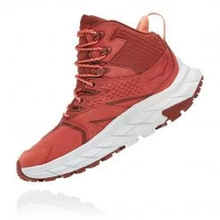 HOKA Women's Anacapa Mid GoreTEX Hiking Shoes - Hot Sauce/Cherry Mahogany - Regular (B) 9 HOKA Women's Anacapa Mid GoreTEX Hiking Shoes - Hot Sauce/Cherry Mahogany - Regular (B)