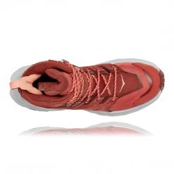 HOKA Women's Anacapa Mid GoreTEX Hiking Shoes - Hot Sauce/Cherry Mahogany - Regular (B) 10 HOKA Women's Anacapa Mid GoreTEX Hiking Shoes - Hot Sauce/Cherry Mahogany - Regular (B)