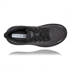 HOKA Shoes Men's Clifton 8 Running Shoe - Black/Black - Regular (D)