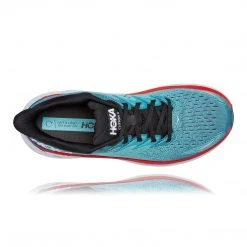 HOKA Men's Clifton 8 Running Shoe - Real Teal/Aquarelle - Wide (2E) Shoes 10 HOKA Men's Clifton 8 Running Shoe - Real Teal/Aquarelle - Wide (2E) Shoes