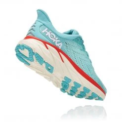 HOKA Shoes Women's Clifton 8 Running Shoe - Aquarelle/Eggshell Blue - Regular (B)