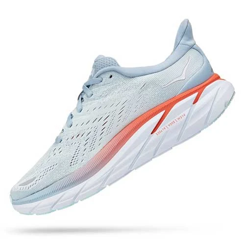 HOKA Women's Clifton 8 Running Shoe - Blue Fog/Plein Air - Regular (B) Shoes 3 HOKA Women's Clifton 8 Running Shoe - Blue Fog/Plein Air - Regular (B) Shoes