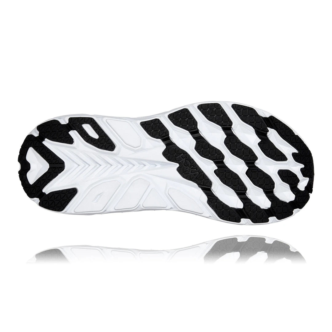 HOKA Women's Clifton 8 Running Shoe - Black/White - Wide (D) Shoes 6 HOKA Women's Clifton 8 Running Shoe - Black/White - Wide (D) Shoes